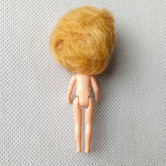 Tiny Vintage Retro Toy Doll, Miniature Doll, Tiny Doll, Little Toy Doll - Picture 5 of 8